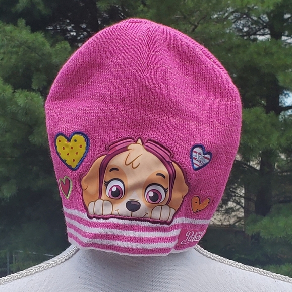🌟 3 for $15 Deal! 🌟Paw Patrol pink gold beanie winter hat - Picture 1 of 4